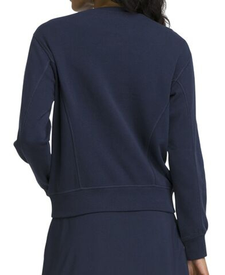 Женская теннисная куртка Wilson Team Crewneck - classic navy