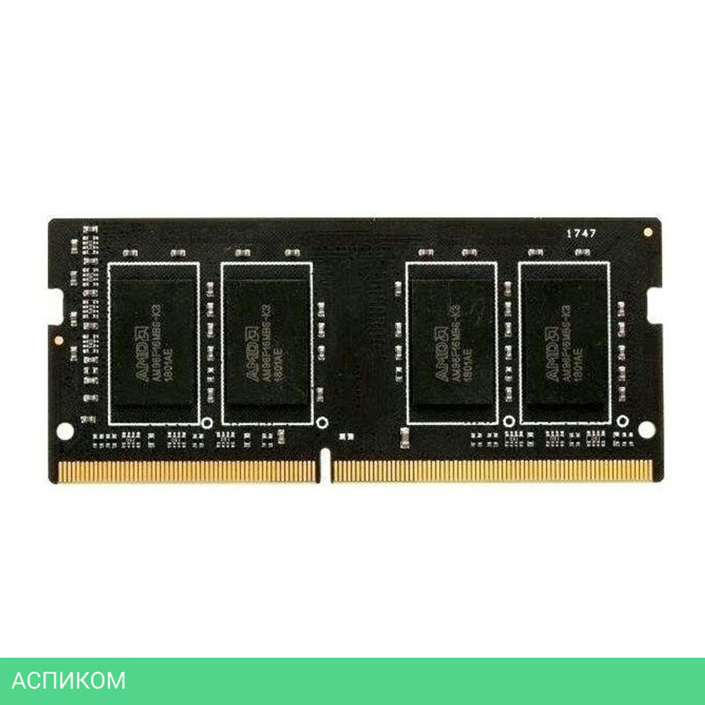 Оперативная память AMD Radeon R9 Gamers Series 16GB SODIMM PC4-25600 (R9416G3206S2S-UO)