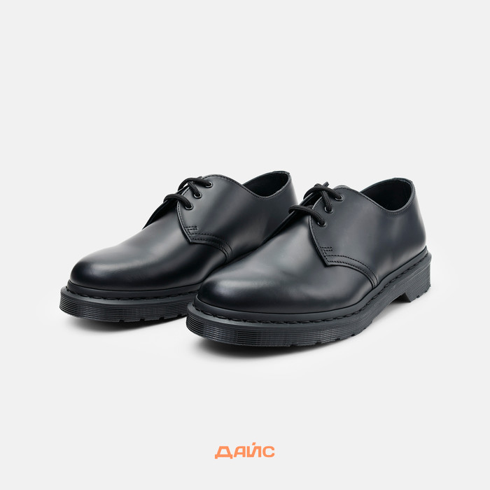 Ботинки Dr. Martens 1461 Mono Smooth артикул:14345001 - купить в магазине Дайс