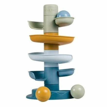 Игровой набор Little Dutch Spiral Tower Blue - Спиральная башня с мячиками для малышей - Little Dutch 2007438