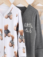 Комбинезон / Cлип для малышей Next N26-377, 3 шт., Бежевый, Серый, Белый