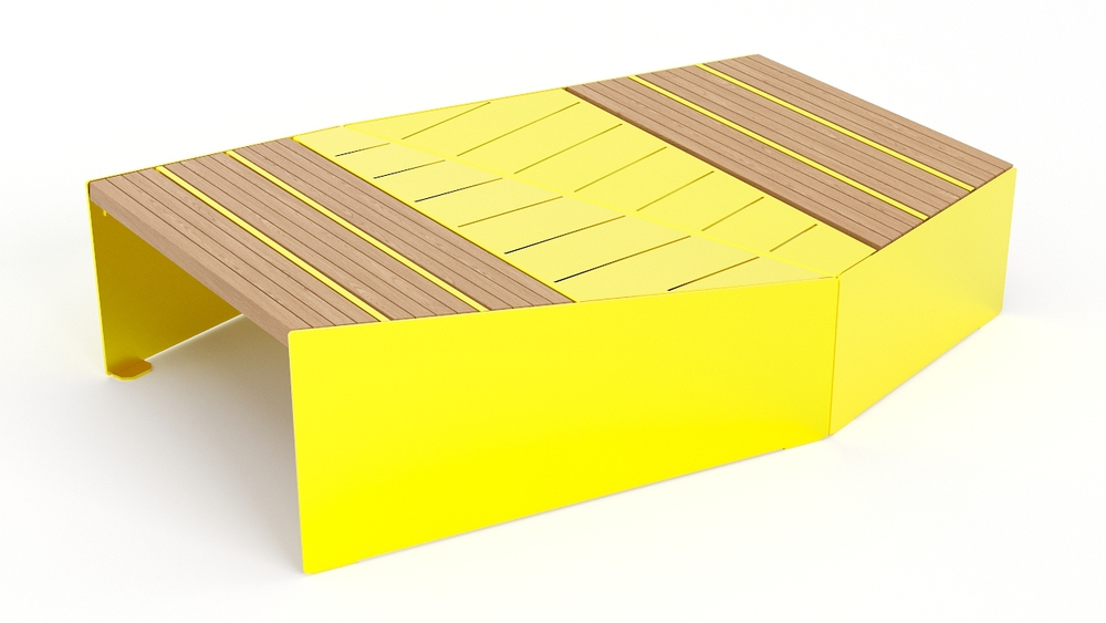 Скамья-вазон Модуль 3 SK00349