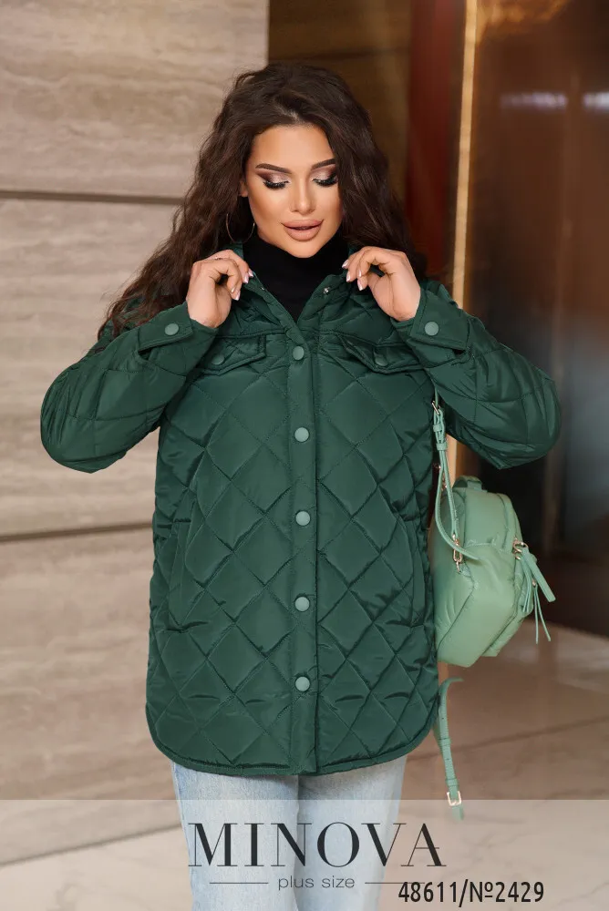Куртка 2429-зеленый Minova