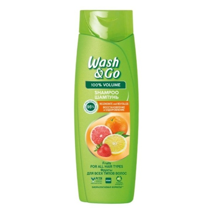 Шампунь Wash&Go Восстановление и оздоровление 360 мл