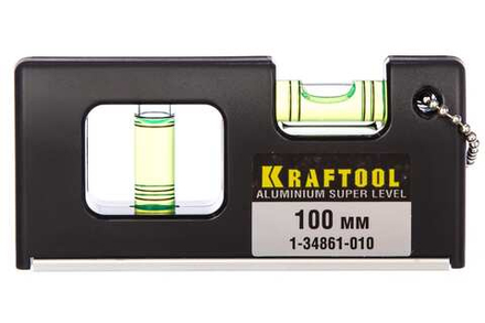 Уровень KRAFTOOL "МИНИ" с магнитом, 2 ампулы, 100мм.