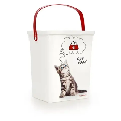 Контейнер для корма животных 5л КОШКИ (комплект 18 шт)