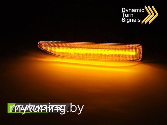 Повторители указателей поворота для BMW 7 E65 / E66 (01-08) LED динамические светлые