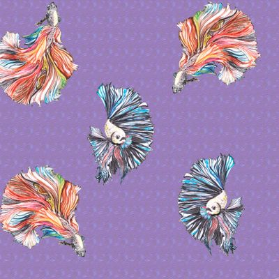 Рыбки рыба паттерн бесшовный