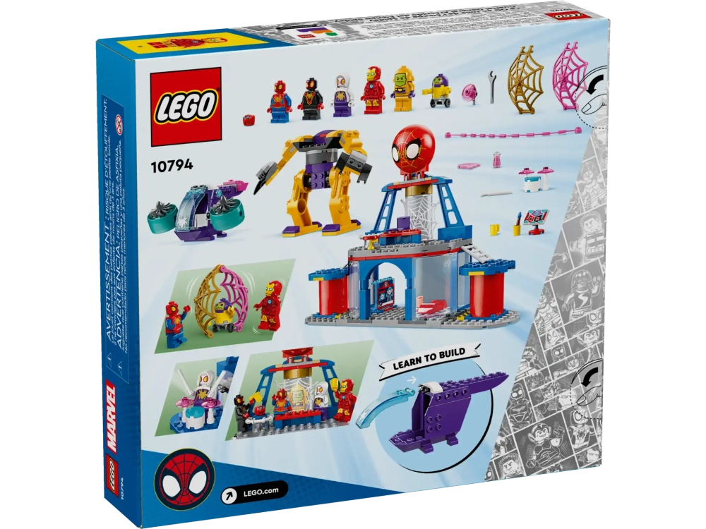 Конструктор LEGO Marvel 10794 Штаб квартира команды пауков