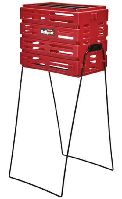 Корзина для мячей Tourna Ballport 80 Balls - red