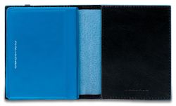 Чехол для кредитных карт Piquadro Blue Square черный телячья кожа (PP1395B2/N)