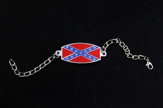 Браслет алюминиевый Флаг Конфедерации (006)