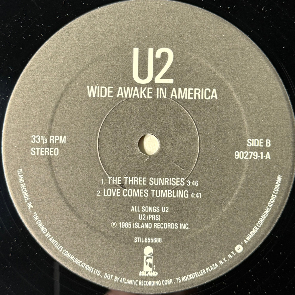 Виниловая пластинка U2 - Wide Awake In America LP