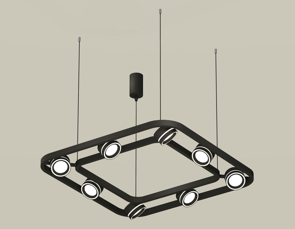 Ambrella Комплект подвесного поворотного светильника с акрилом TECHNO Подвесные XB9182151