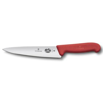 Нож для кухни Victorinox Fibrox разделочный 250 мм красный (5.2001.25)