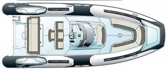 Лодка надувная ZODIAC Sea Hawk 800