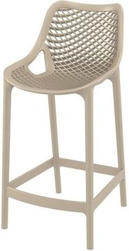 Стул пластиковый полубарный Air Bar 65 бежевый