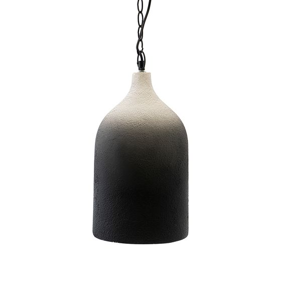 Светильник подвесной Sustainable, Ø22х39 см, черный/белый