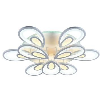 Светодиодная люстра 288W+42W 3000К-6500К RGB 1507/6+3 WHT белый Profit Light