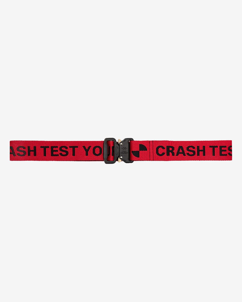Ремень Волчок Crash Test красный