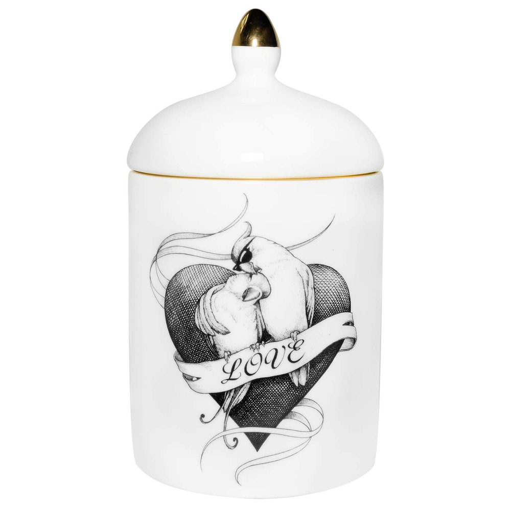 nan Свеча ароматическая LOVED UP LOVEBIRDS Rory Dobner Белый