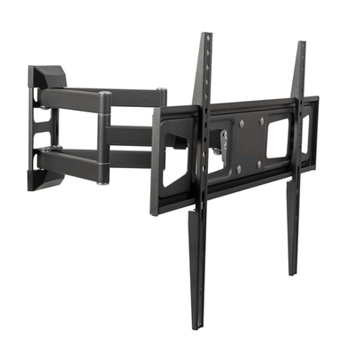 Kromax CORBEL-11 grey titan {32"-75";  Максимальная нагрузка: 45 кг;  VESA: 200x200, 200х300, 200х400, 300х200, 300х300, 300х400, 400х200, 400х300, 400х400, 600х400 мм;  Наклон: +5°-12°Поворот: ±90°}