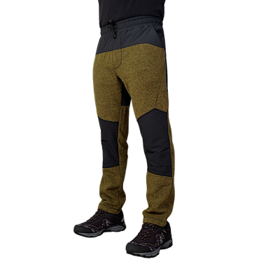 Брюки флисовый Graff 233-P-SP-13 с вставками Коричневые -