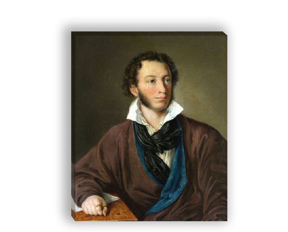 "Портрет А. С. Пушкина", Тропинин В. А., картина для интерьера (репродукция)