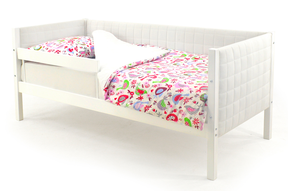 Детская кровать-тахта мягкая Бельмарко Svogen белый