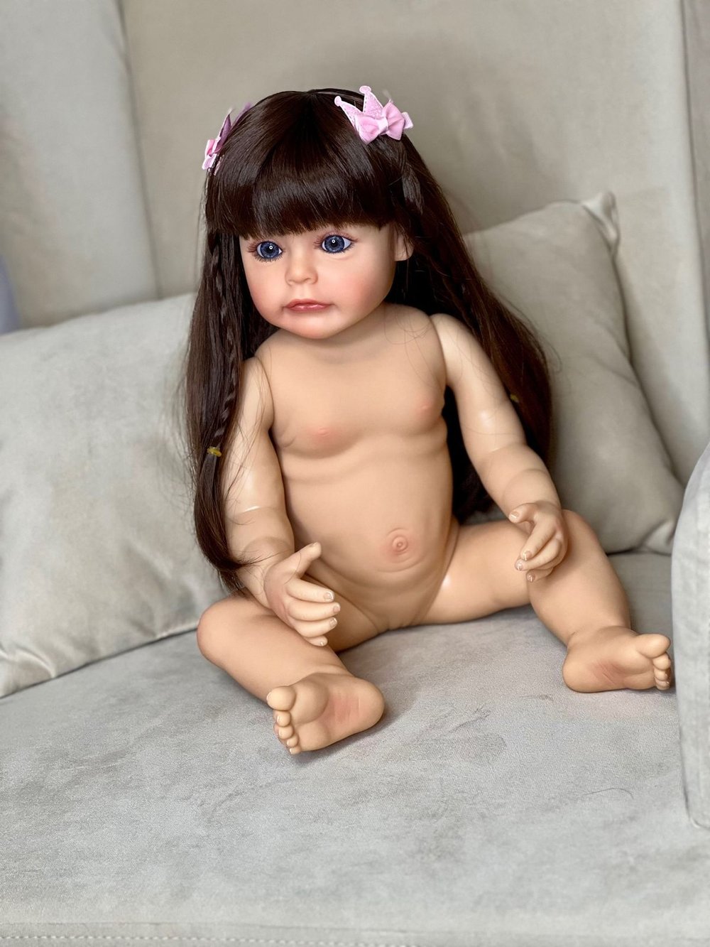 Кукла Реборн виниловая 55см в пакете (FA-171)