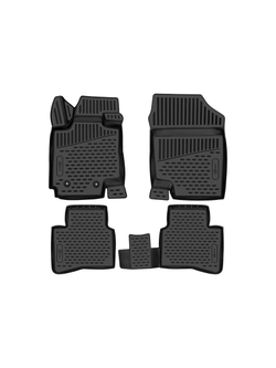 Коврики в салон для JAC JS4 2020-, 4шт. (Повышенная устойчивость, повышенная износостойкость) FORMAT.3DA67536210K