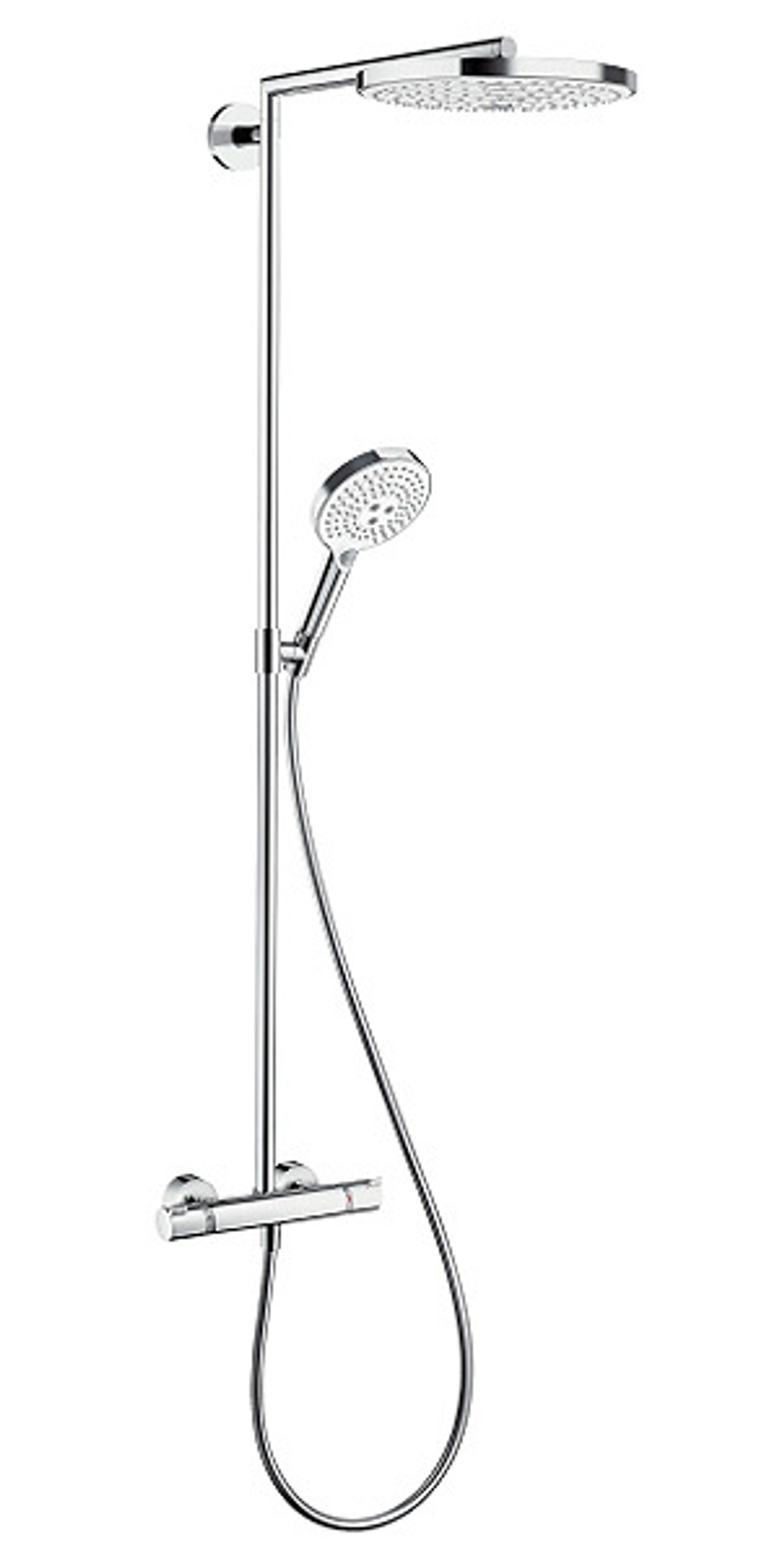 Raindance Select S 240 2jet Showerpipe, ½’, белый/хром 27129400