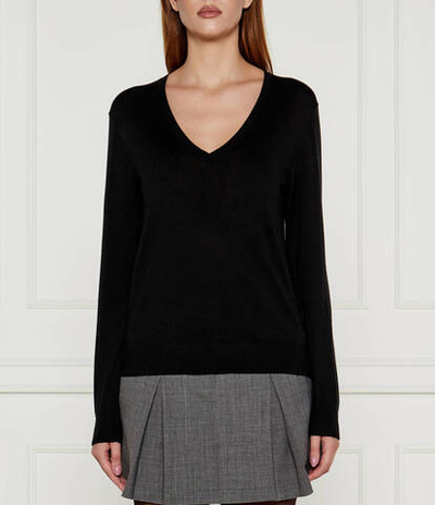 Хлопковый свитер Tommy Hilfiger - черный(WW0WW43097)