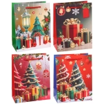 Пакет подарочный «Северная сказка» 23*18*10 см, микс