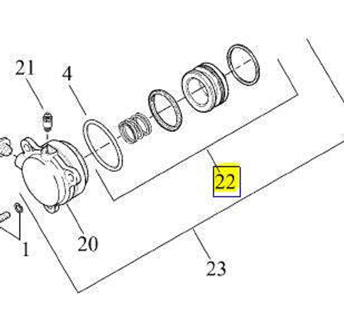 36781-01K РЕМКОМПЛЕКТ АКТУАТОРА СЦЕПЛЕНИЯ V-ROD - 70%