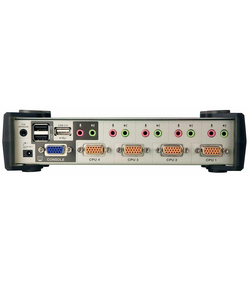 Переключатель электронный ATEN 4-Port PS/2-USB VGA/Audio KVMP™ Switch with OSD