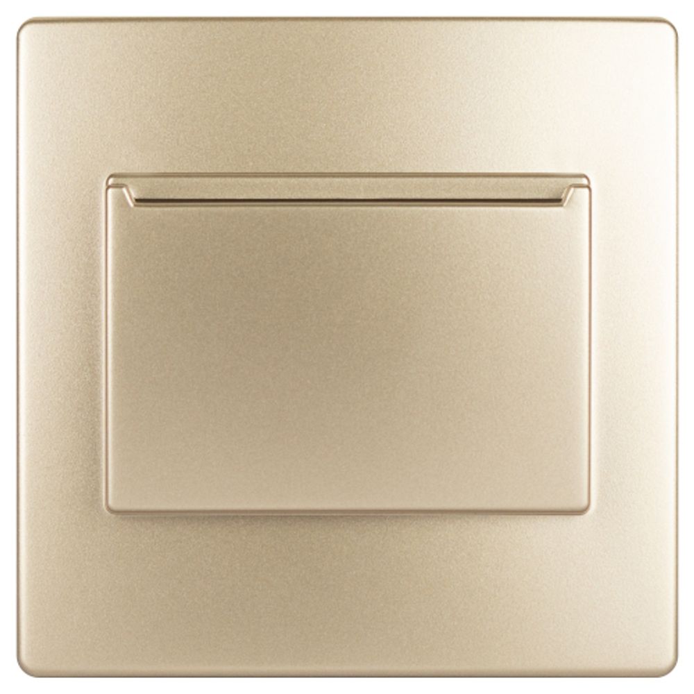 Накладка на карточный выключатель ЭРА Серия 12 12-6201-04 на 12-4105-99, шампань