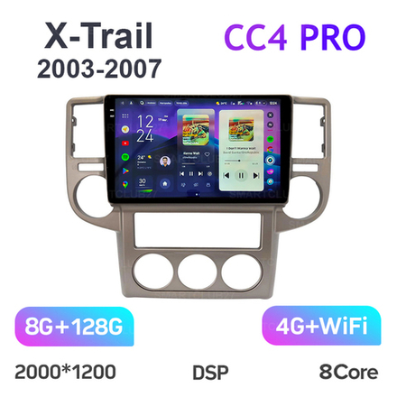 Teyes CC4 Pro 10,2" для Nissan X-Trail 2003-2007