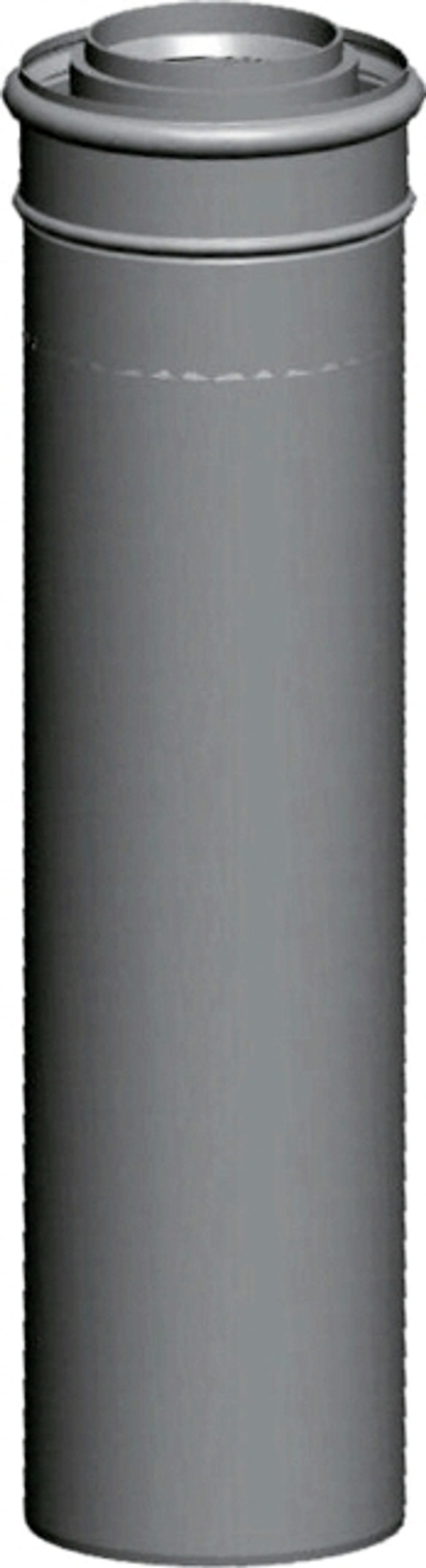 Wolf Дымоход Концентрическая дымовая труба DN80/125 L:500 мм, цвет белый, вставная