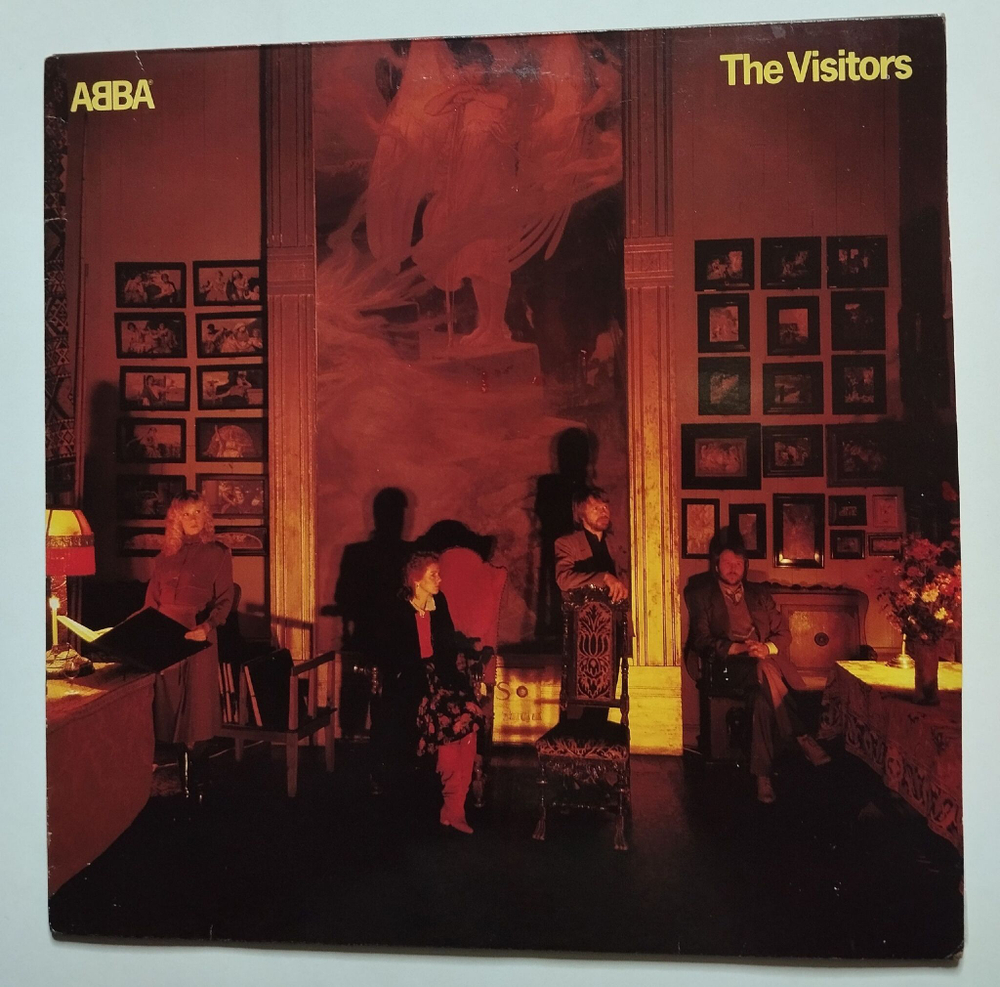 Винтажная виниловая пластинка LP ABBA The Visitors (UK 1981)