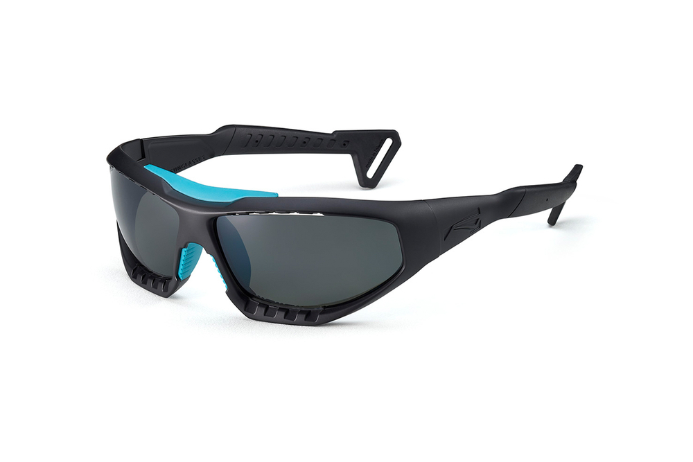 Спортивные очки LiP Surge / Matt Black / Aquamarine / PC Polarized / Levanté Series Chroma Smoke Lens