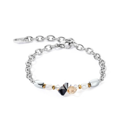 Браслет Coeur de Lion Black-Crystal 1134/30-1318