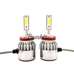 Светодиодные лампы C9, цоколь H11 в головной свет, (компл)