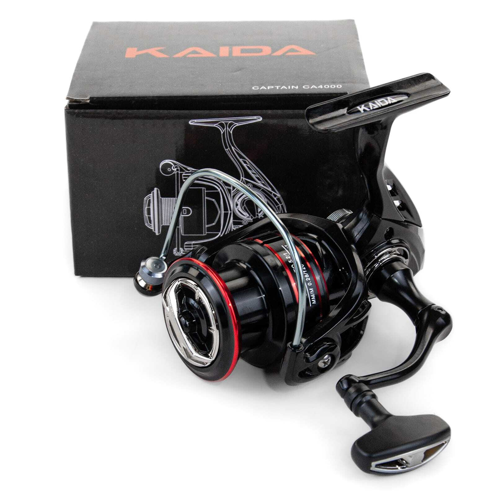 Безынерционная катушка 4000 Kaida Captain (5+1BB, мет. шпуля)