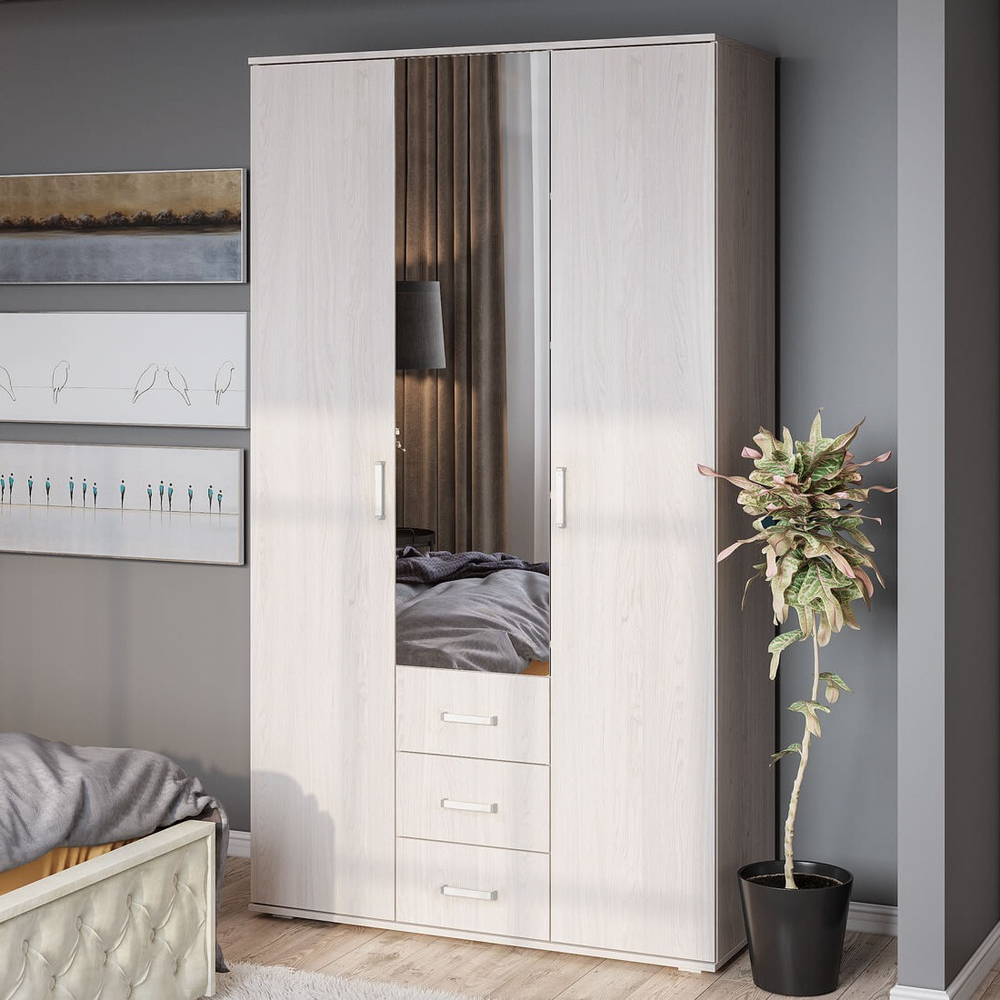 Шкаф 3-х створчатый Белла