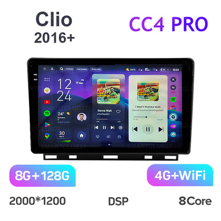 Teyes CC4 Pro 9" для Renault Clio 2016+