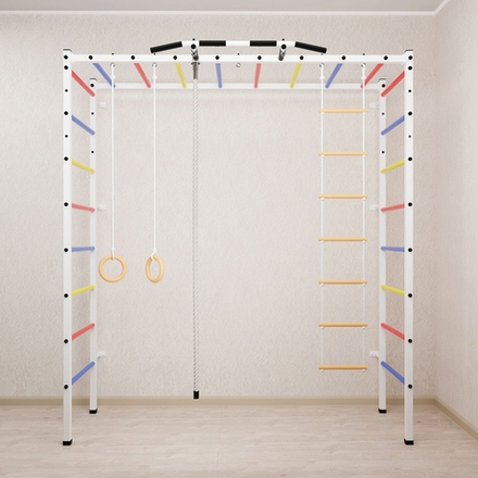 Спортивный комплекс Sv Sport П 401 (Турник/Канат/Кольца/Лестница)