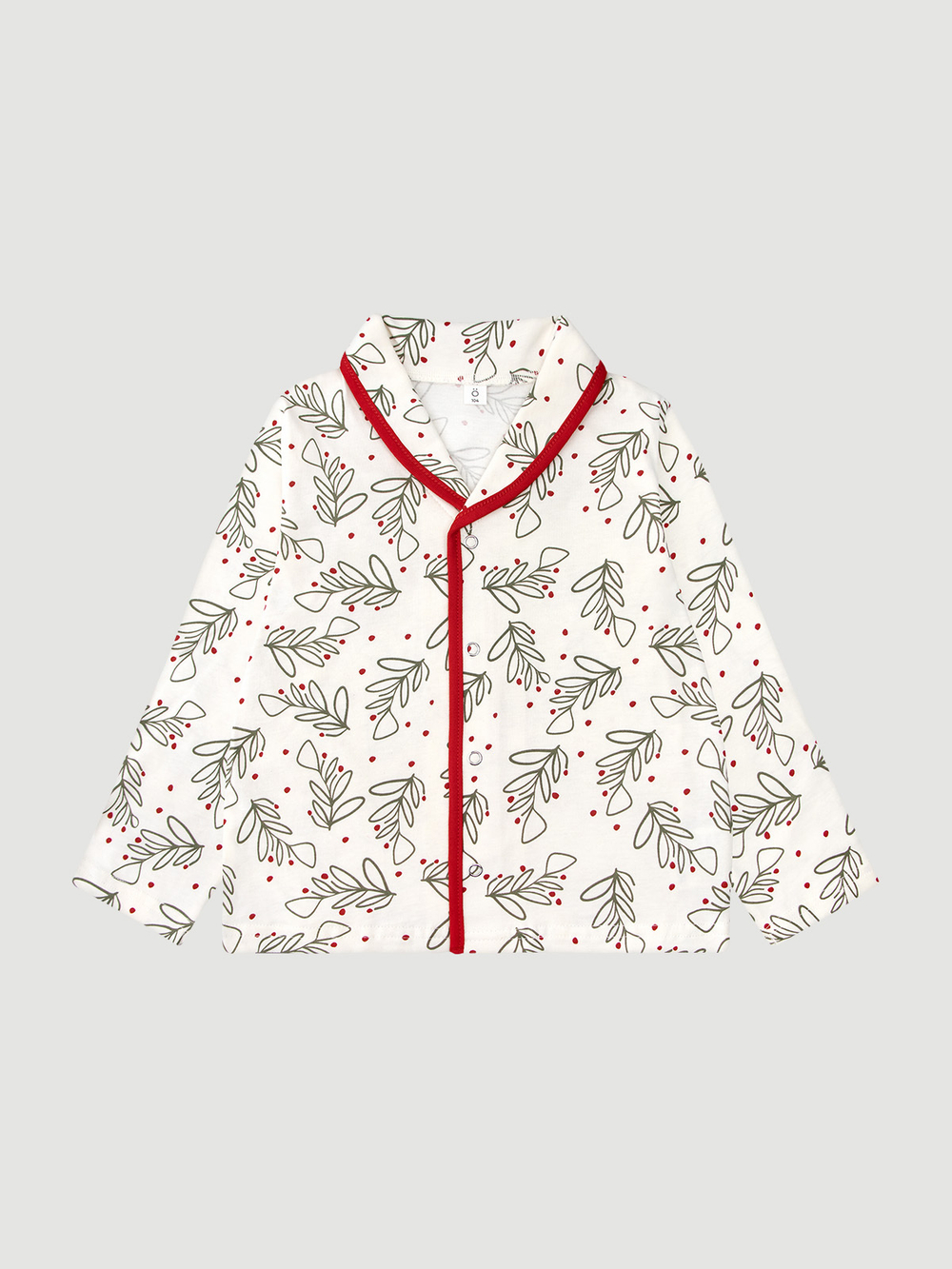 Пижама с воротником Mjölk Нежные веточки