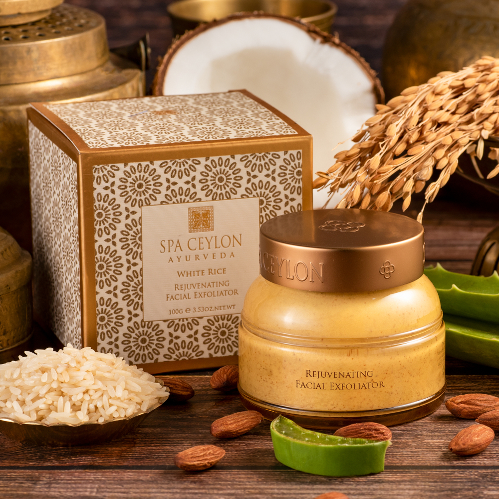 Омолаживающий скраб для лица "БЕЛЫЙ РИС" (100гр)