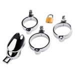 Мужской пояс верности ToyFa Metal 717207